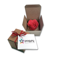 Rosen-Box, eine Rose zum pflanzen, Box mit kleiner Karte bedruckt